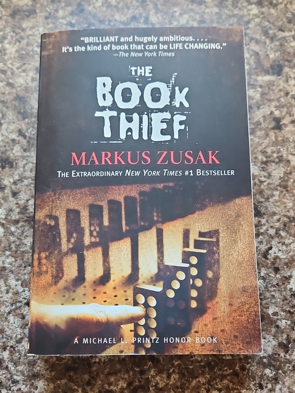 The Book Thief by Markus Zusak - Black & Brown Cover